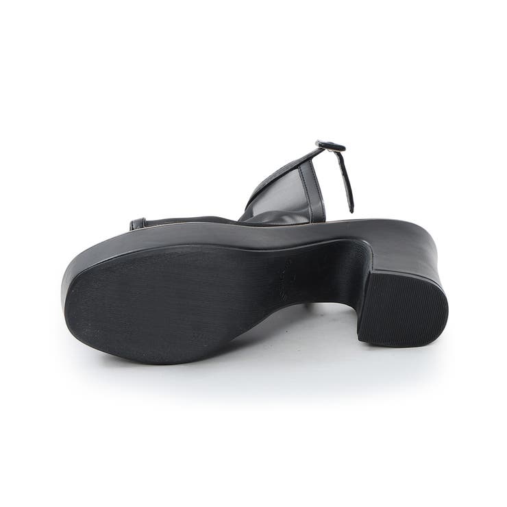 【26年春夏新作】厚底 プラットフォーム アンクルストラップ チュールサンダル | DEMETER | 詳細画像31 