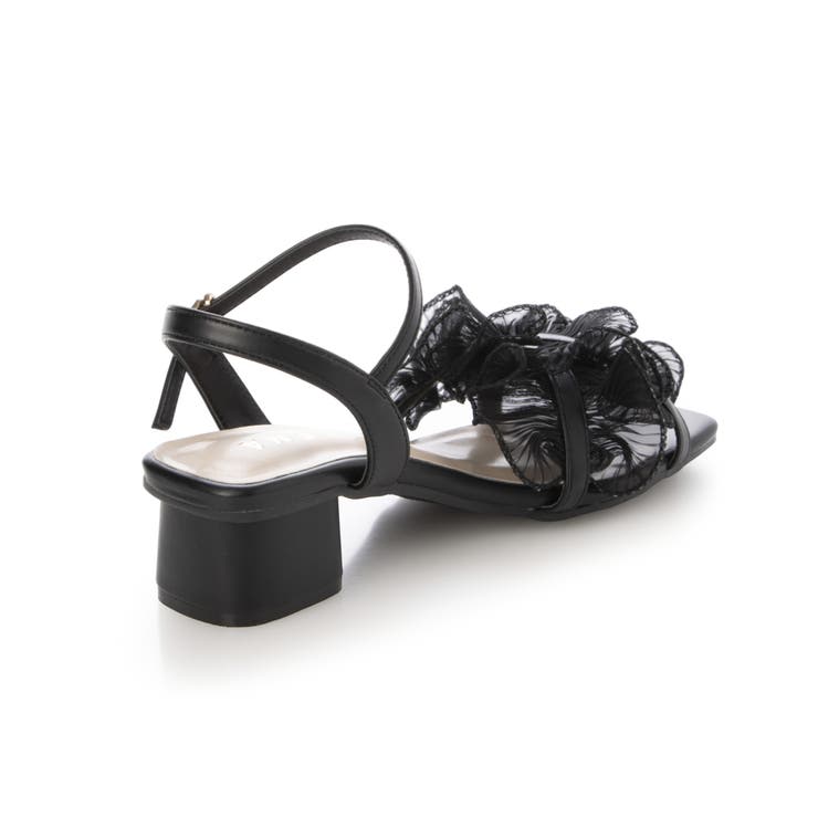 【25年春夏新作】スクエアトゥ フリル アンクルストラップ サンダル | DEMETER | 詳細画像35 