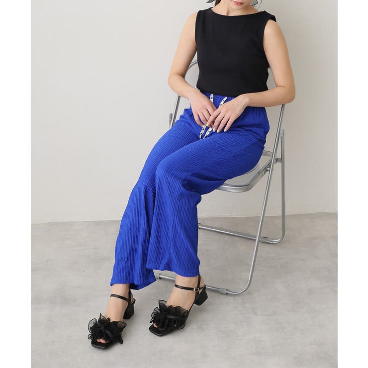 【25年春夏新作】スクエアトゥ フリル アンクルストラップ サンダル | DEMETER | 詳細画像7 