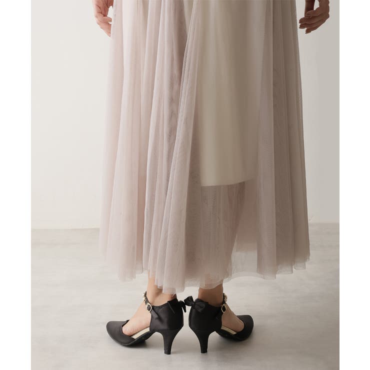 【25年春夏新作】パールビジュー アンクルストラップ オケージョンパンプス | DEMETER | 詳細画像10 