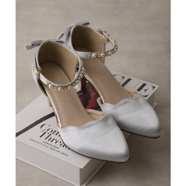 【25年春夏新作】パールビジュー アンクルストラップ オケージョンパンプス | DEMETER | 詳細画像21 