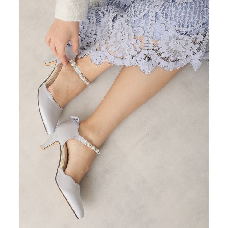 【25年春夏新作】パールビジュー アンクルストラップ オケージョンパンプス | DEMETER | 詳細画像23 