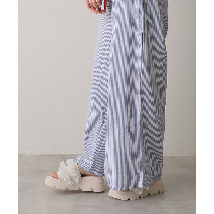 【25年春夏新作】厚底 プラットフォーム フリルサンダル | DEMETER | 詳細画像32 