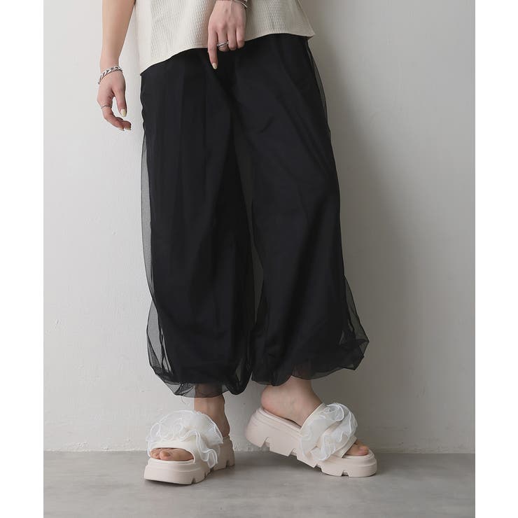 【25年春夏新作】厚底 プラットフォーム フリルサンダル | DEMETER | 詳細画像35 