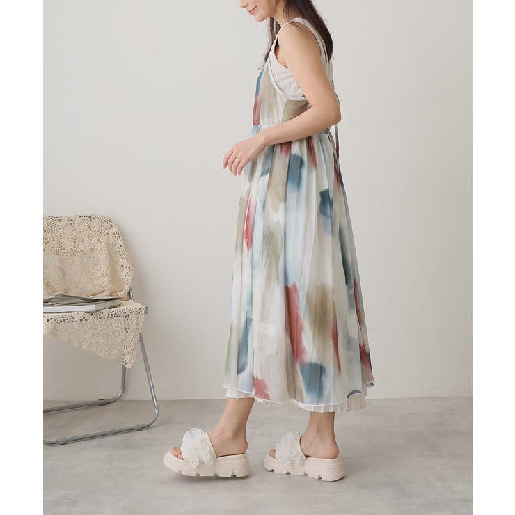 【25年春夏新作】厚底 プラットフォーム フリルサンダル | DEMETER | 詳細画像46 