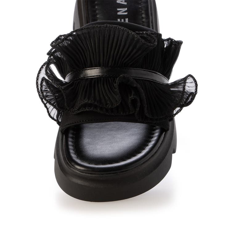 【25年春夏新作】厚底 プラットフォーム フリルサンダル | DEMETER | 詳細画像54 