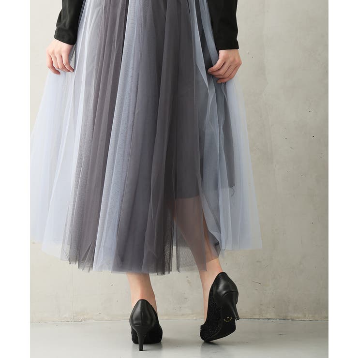 【25年秋冬新作】ポインテッドトゥ グリッター チュールパンプス | DEMETER | 詳細画像26 