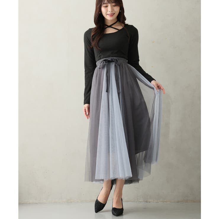 【25年秋冬新作】ポインテッドトゥ グリッター チュールパンプス | DEMETER | 詳細画像27 