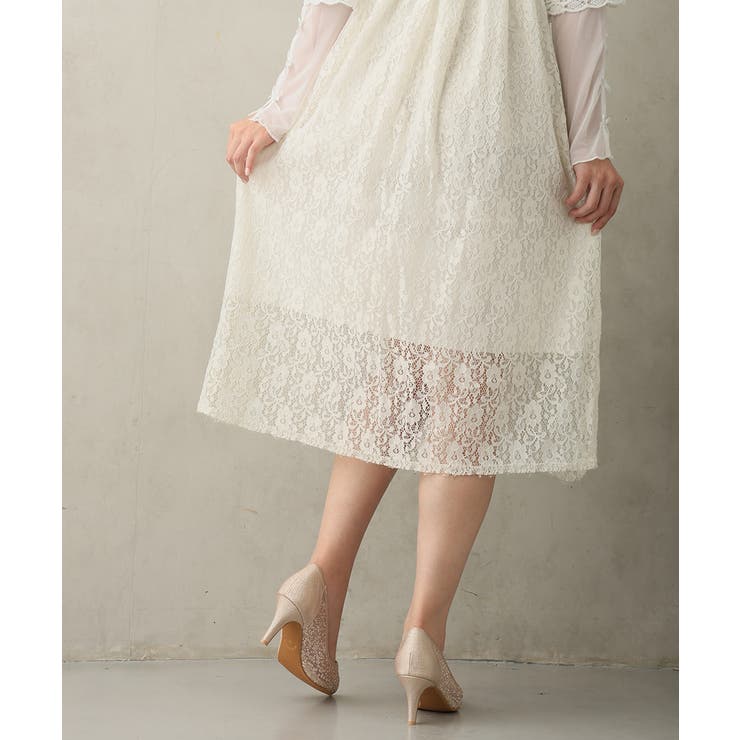 【25年秋冬新作】ポインテッドトゥ グリッター チュールパンプス | DEMETER | 詳細画像44 