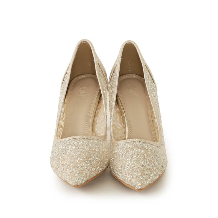 【25年秋冬新作】ポインテッドトゥ グリッター チュールパンプス | DEMETER | 詳細画像49 