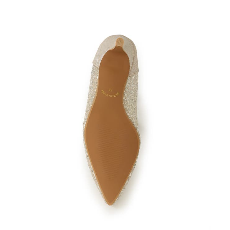 【25年秋冬新作】ポインテッドトゥ グリッター チュールパンプス | DEMETER | 詳細画像53 