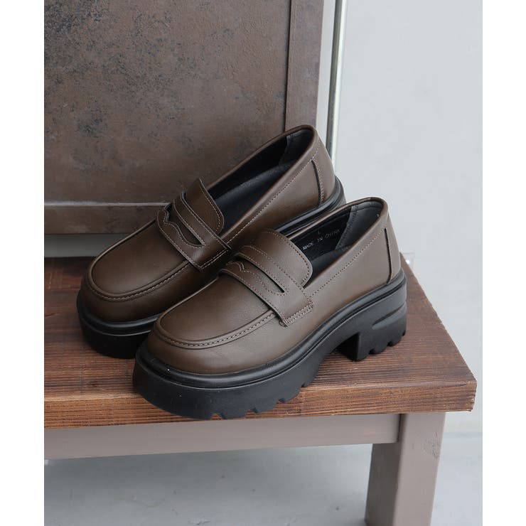 【26年春夏新作】厚底 ボリュームソール コインローファー | DEMETER | 詳細画像18 