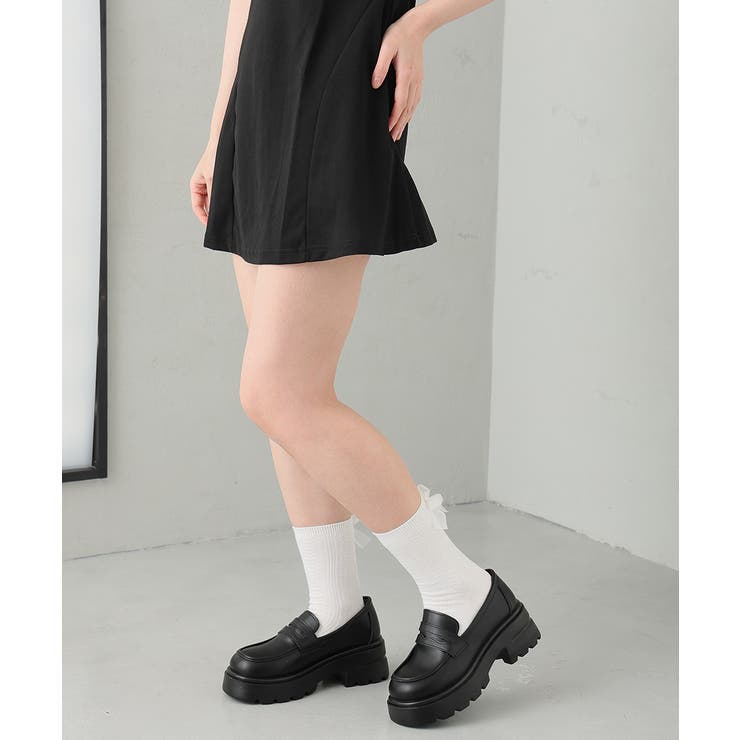 【26年春夏新作】厚底 ボリュームソール コインローファー | DEMETER | 詳細画像8 