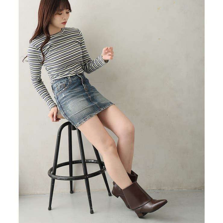 【25年秋冬新作】ポインテッドトゥ ショート カバーブーツ | DEMETER | 詳細画像36 