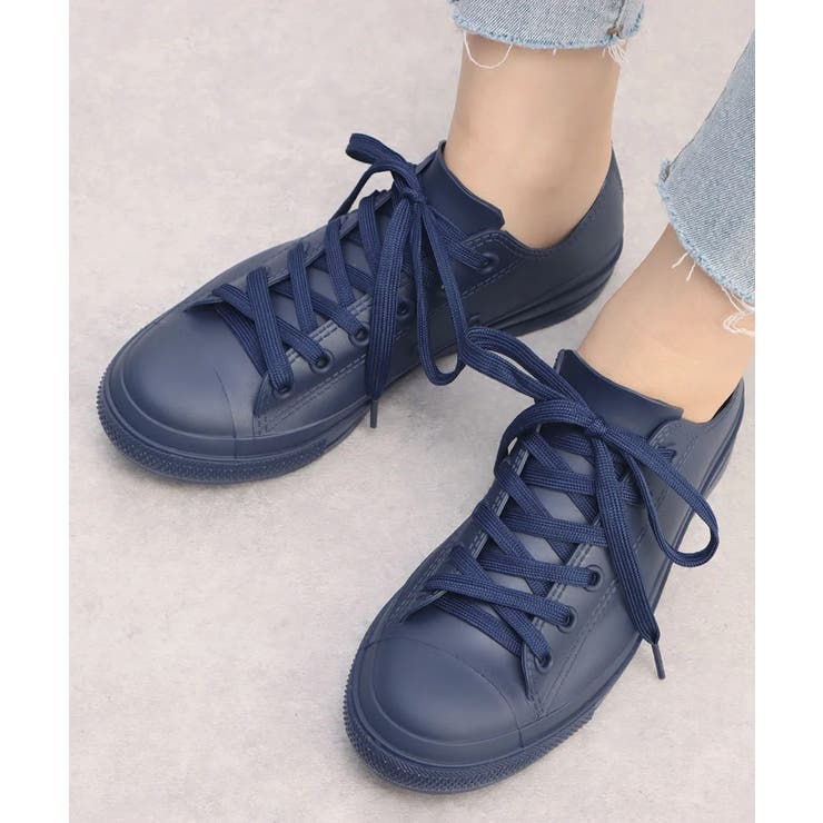 ネイビー | シンプル☆ローカット レインスニーカー | DEMETER