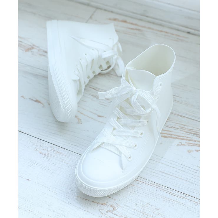 シンプル☆ハイカット レインスニーカー | DEMETER | 詳細画像8 