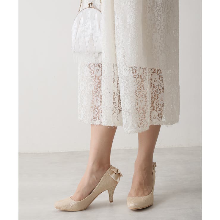 【25年春夏新作】バックリボン ダイヤチャーム オケージョンパンプス | DEMETER | 詳細画像14 