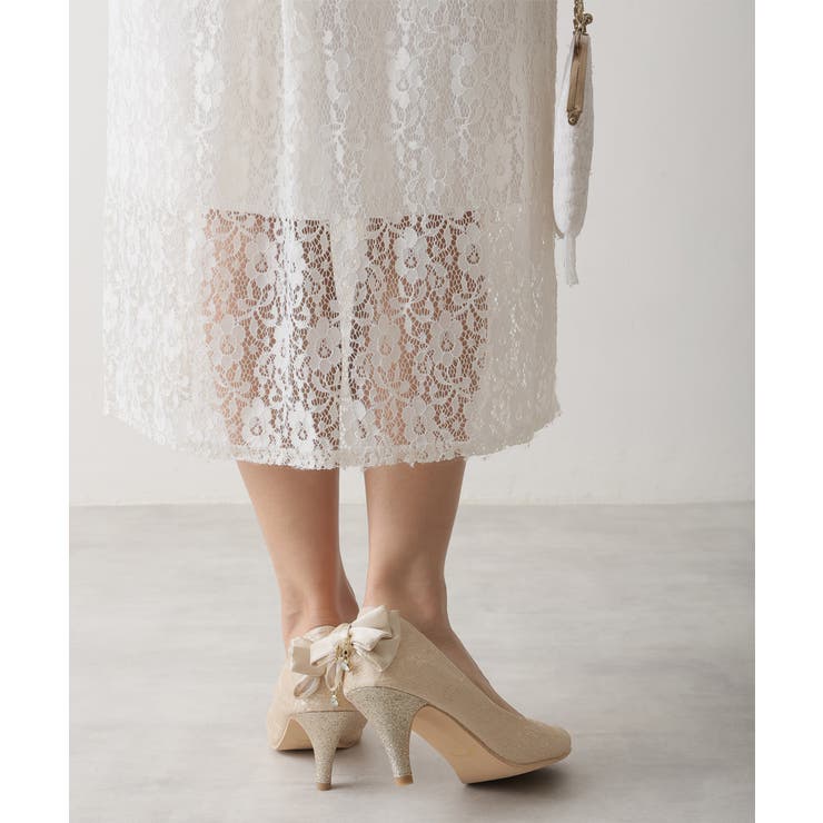 【25年春夏新作】バックリボン ダイヤチャーム オケージョンパンプス | DEMETER | 詳細画像15 