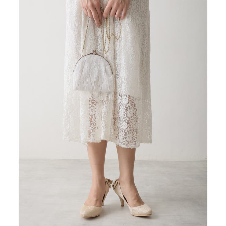 【25年春夏新作】バックリボン ダイヤチャーム オケージョンパンプス | DEMETER | 詳細画像16 