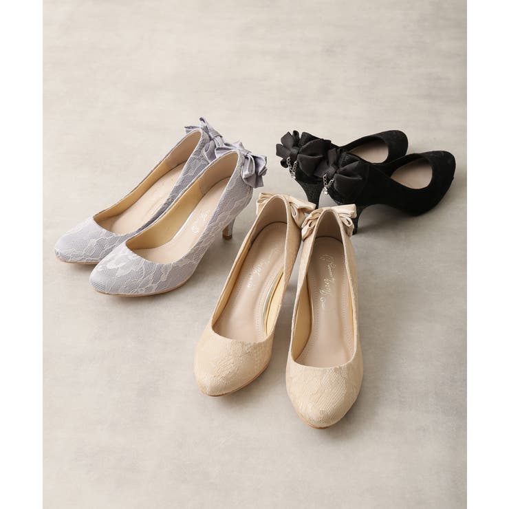 【25年春夏新作】バックリボン ダイヤチャーム オケージョンパンプス | DEMETER | 詳細画像2 