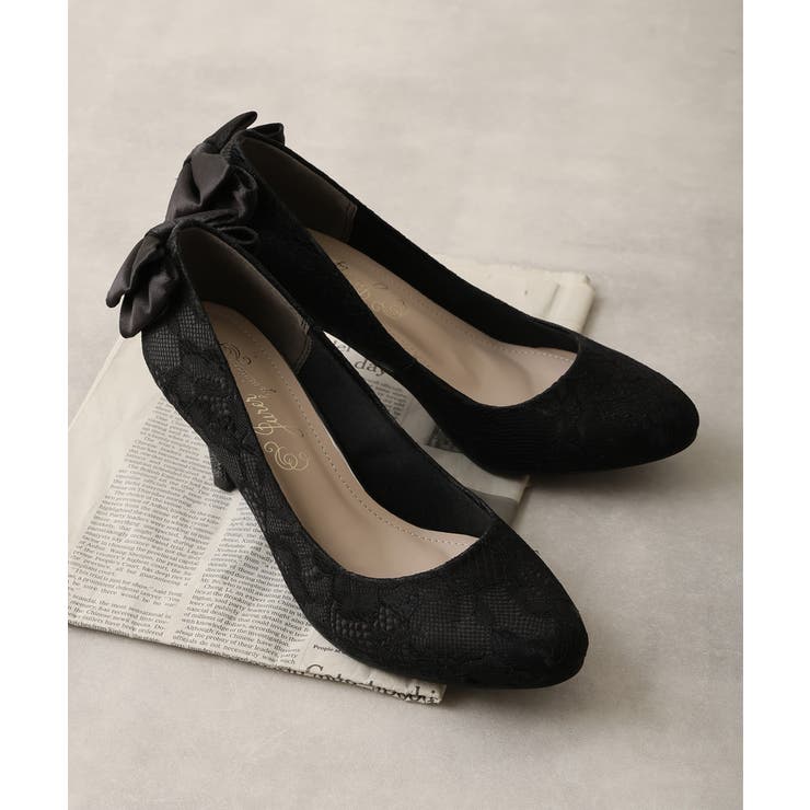 【25年春夏新作】バックリボン ダイヤチャーム オケージョンパンプス | DEMETER | 詳細画像3 