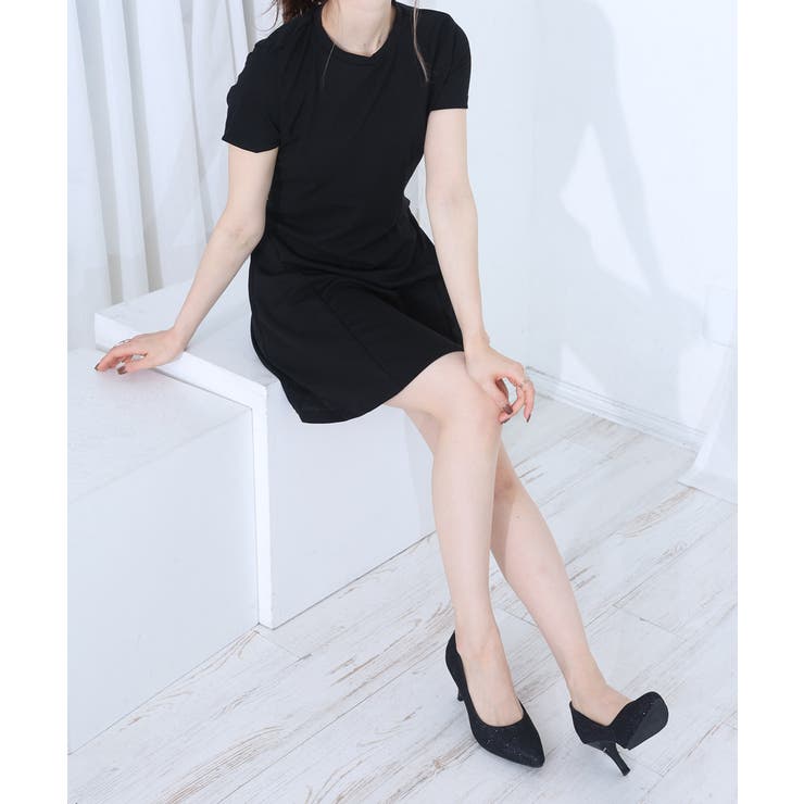 【25年春夏再販】グリッター×レース素材☆パールヒール オケージョンパンプス | DEMETER | 詳細画像34 