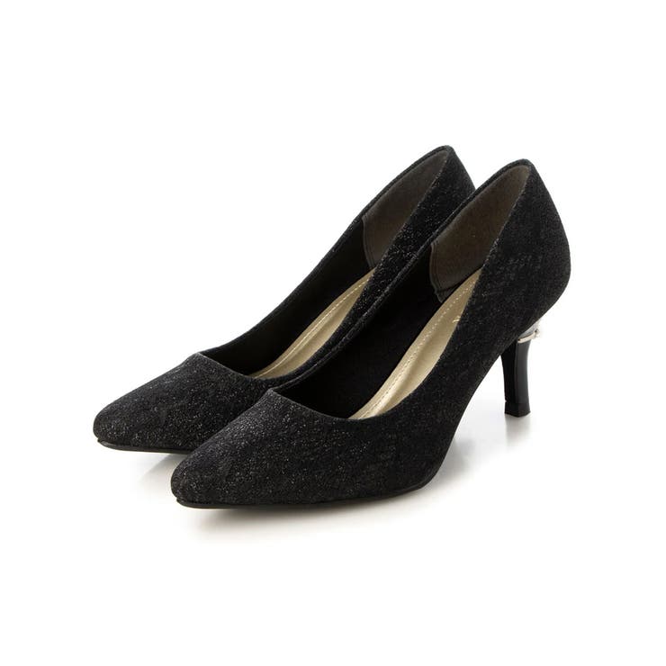 【25年春夏再販】グリッター×レース素材☆パールヒール オケージョンパンプス | DEMETER | 詳細画像60 