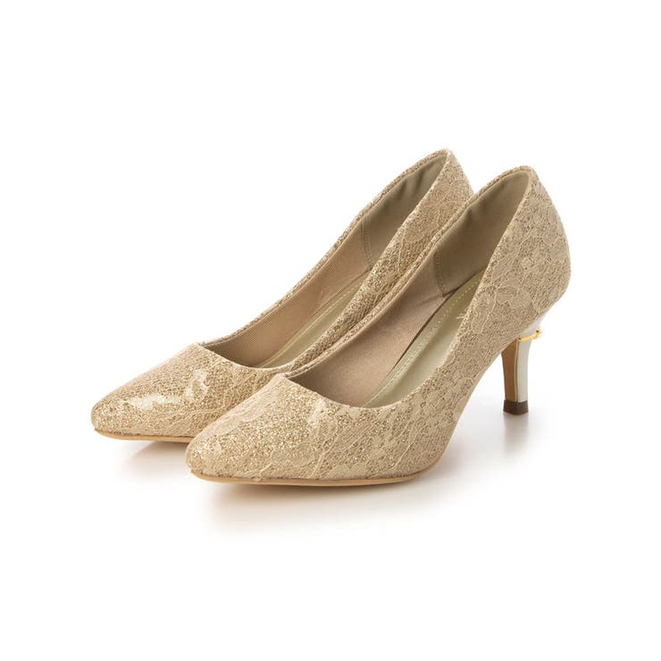 【25年春夏再販】グリッター×レース素材☆パールヒール オケージョンパンプス | DEMETER | 詳細画像62 