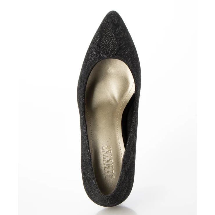 【25年春夏再販】グリッター×レース素材☆パールヒール オケージョンパンプス | DEMETER | 詳細画像65 