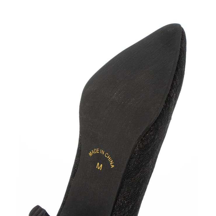 【25年春夏再販】グリッター×レース素材☆パールヒール オケージョンパンプス | DEMETER | 詳細画像66 