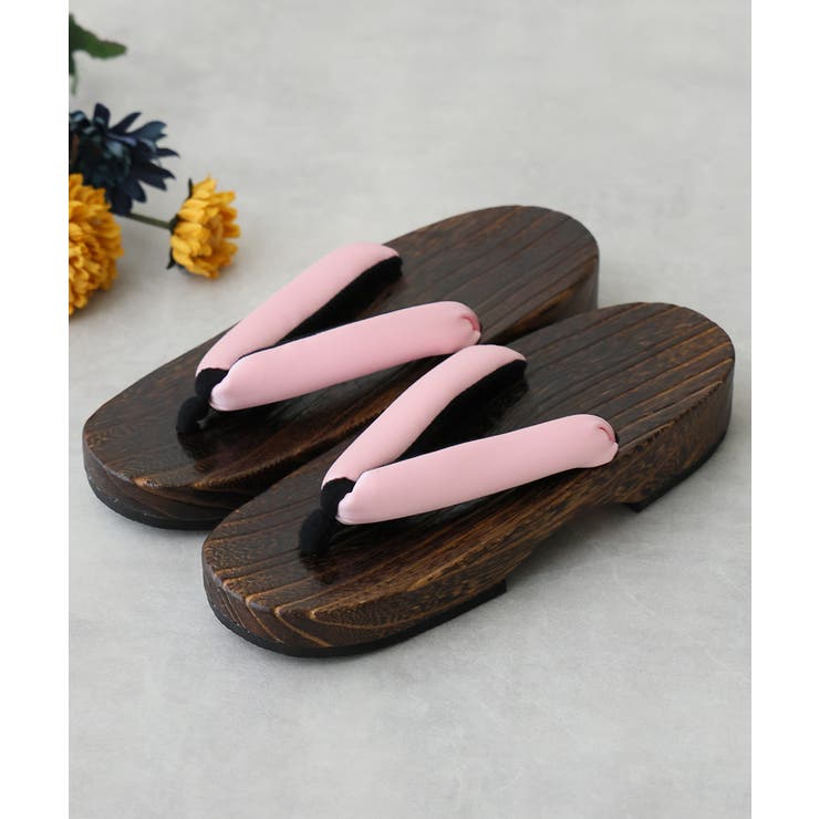 【25年春夏再販】無地 サテン ベロア 下駄 桐下駄 レディース 全9色 | DEMETER | 詳細画像17 