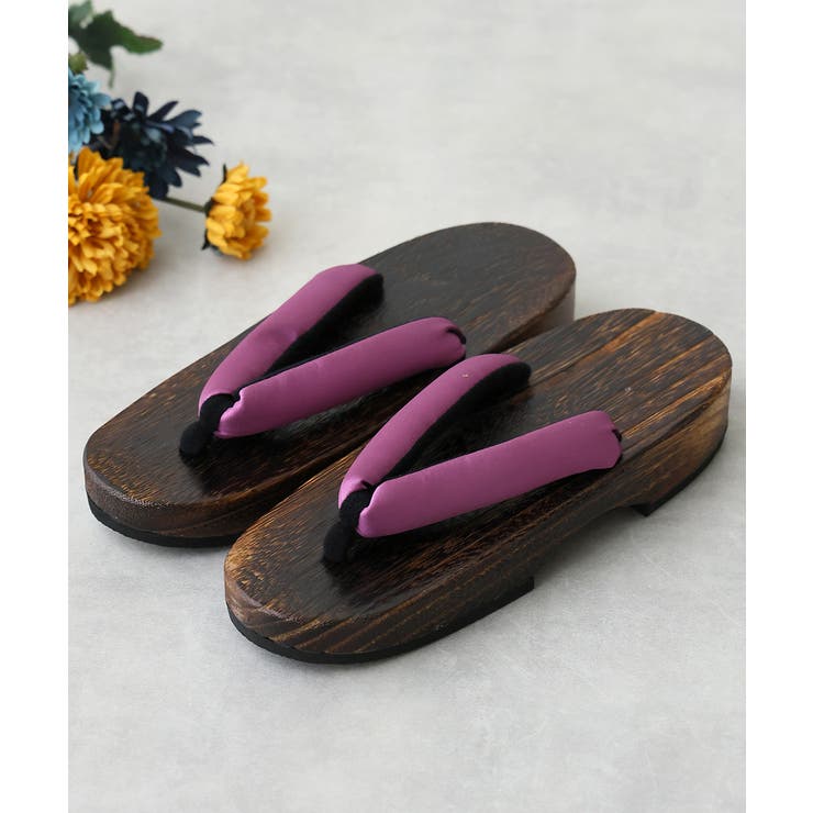 【25年春夏再販】無地 サテン ベロア 下駄 桐下駄 レディース 全9色 | DEMETER | 詳細画像29 