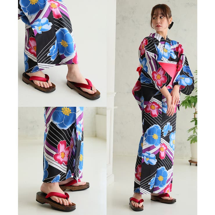 【25年春夏再販】無地 サテン ベロア 下駄 桐下駄 レディース 全9色 | DEMETER | 詳細画像58 