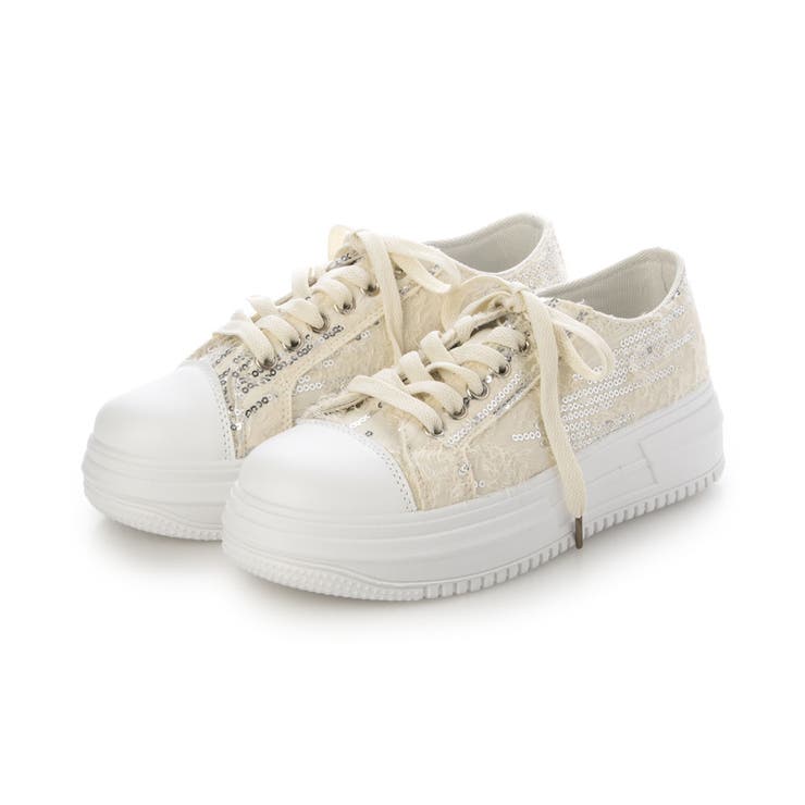 【25年春夏新作】厚底 スパンコール ローカット スニーカー | DEMETER | 詳細画像16 