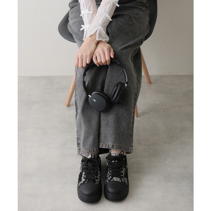 【25年春夏新作】厚底 スパンコール ローカット スニーカー | DEMETER | 詳細画像4 