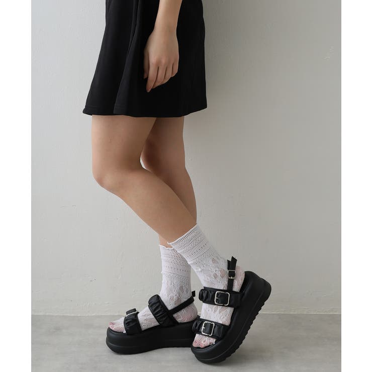 【24年春夏新作】厚底 ボリュームソール バックル | DEMETER | 詳細画像13 