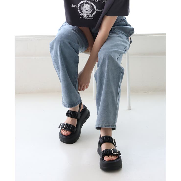 【24年春夏新作】厚底 ボリュームソール バックル | DEMETER | 詳細画像37 