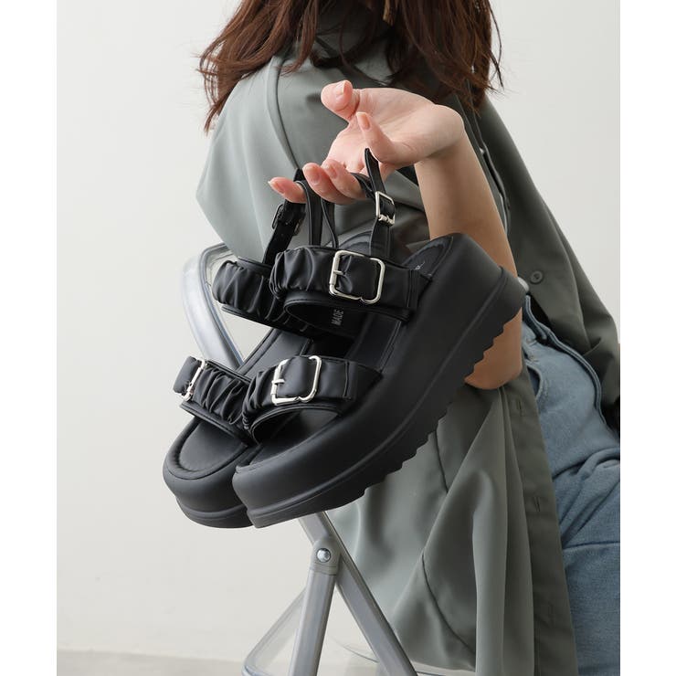 【24年春夏新作】厚底 ボリュームソール バックル | DEMETER | 詳細画像4 