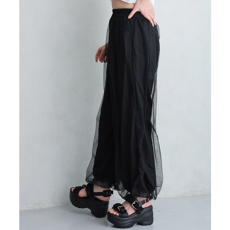 【26年春夏新作】軽量厚底 チュールベルト バックバンド スポーツサンダル | DEMETER | 詳細画像23 