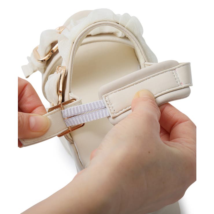 【26年春夏新作】軽量厚底 チュールベルト バックバンド スポーツサンダル | DEMETER | 詳細画像54 