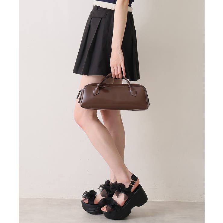 【26年春夏新作】軽量厚底 チュールリボン ダブルベルト | DEMETER | 詳細画像13 