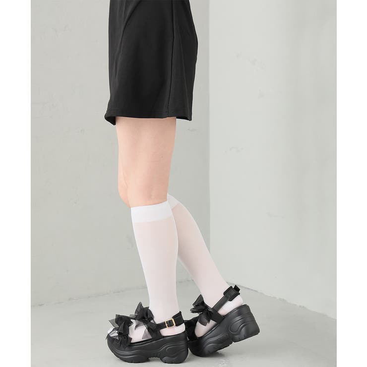 【26年春夏新作】軽量厚底 チュールリボン ダブルベルト | DEMETER | 詳細画像23 