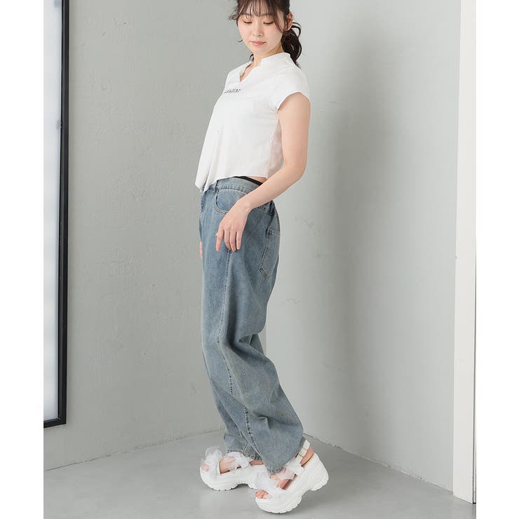 【26年春夏新作】軽量厚底 チュールリボン ダブルベルト | DEMETER | 詳細画像33 