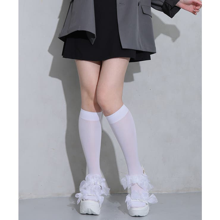 【26年春夏新作】軽量厚底 チュールリボン ダブルベルト | DEMETER | 詳細画像36 