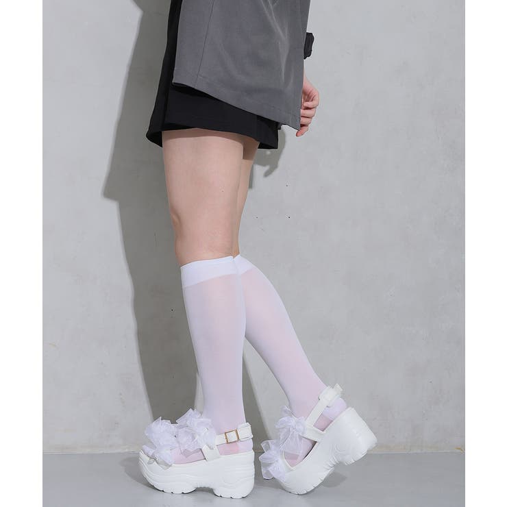 【26年春夏新作】軽量厚底 チュールリボン ダブルベルト | DEMETER | 詳細画像37 