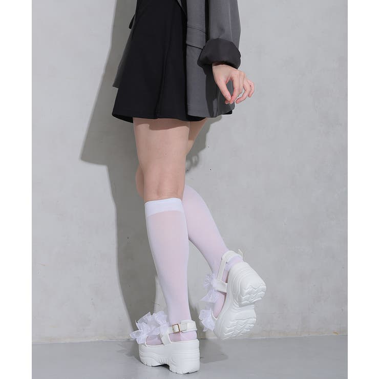 【26年春夏新作】軽量厚底 チュールリボン ダブルベルト | DEMETER | 詳細画像38 