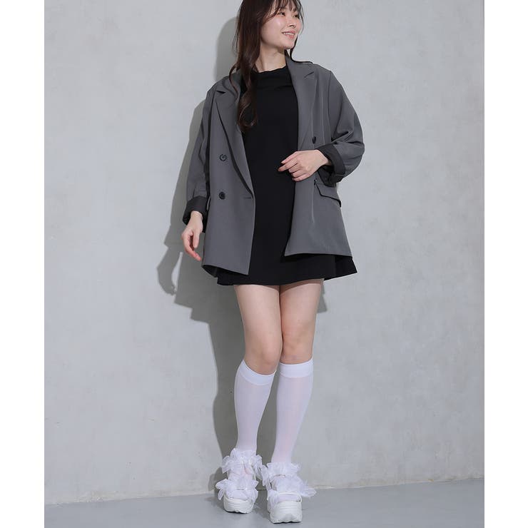 【26年春夏新作】軽量厚底 チュールリボン ダブルベルト | DEMETER | 詳細画像40 