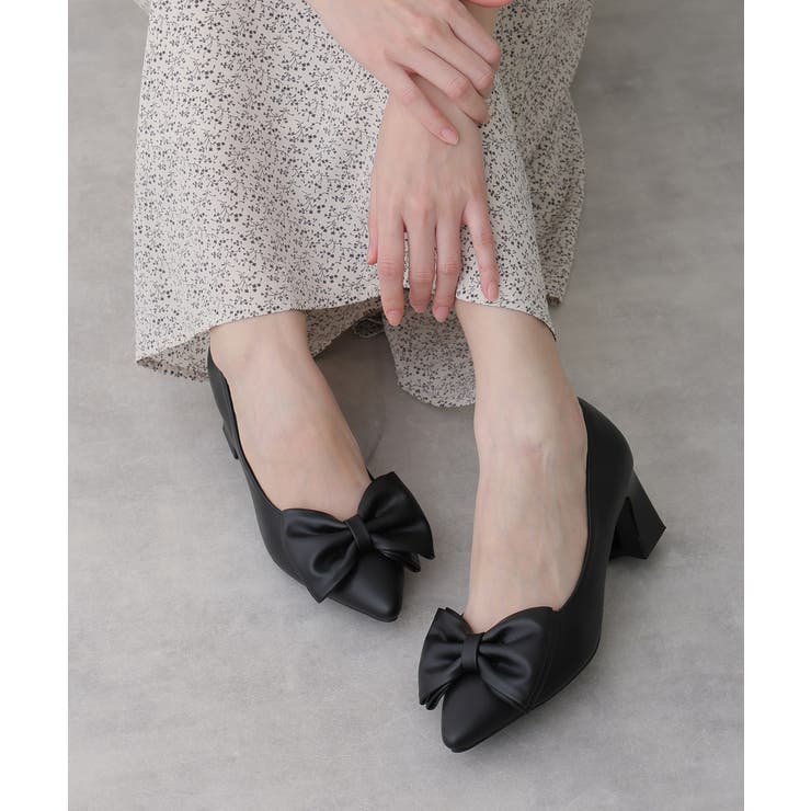 【25年春夏新作】リボン ポインテッドトゥ パンプス | DEMETER | 詳細画像43 