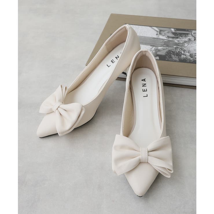 【25年春夏新作】リボン ポインテッドトゥ パンプス | DEMETER | 詳細画像49 