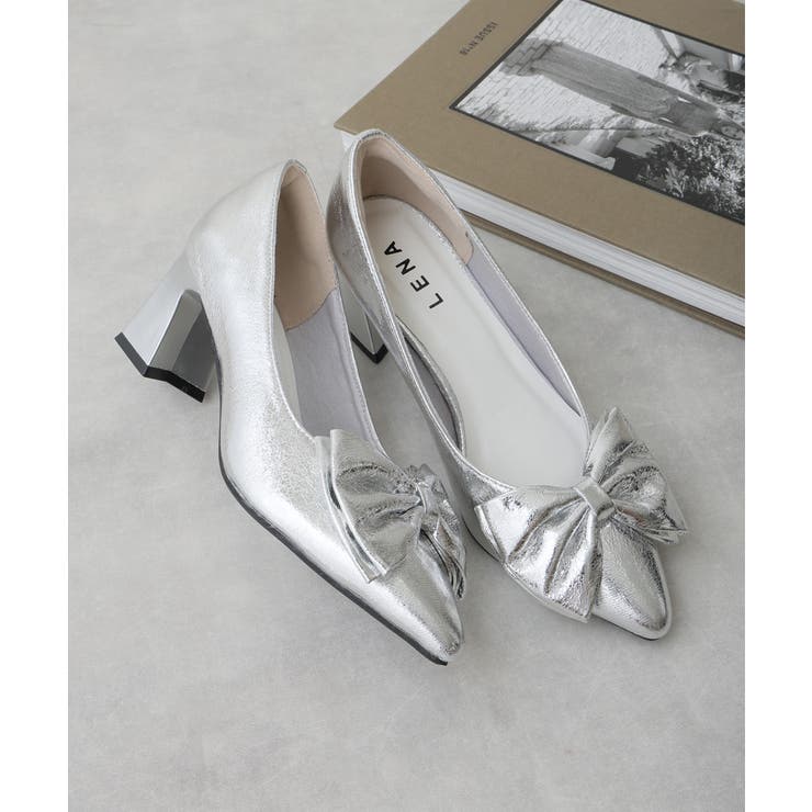 【25年春夏新作】リボン ポインテッドトゥ パンプス | DEMETER | 詳細画像57 